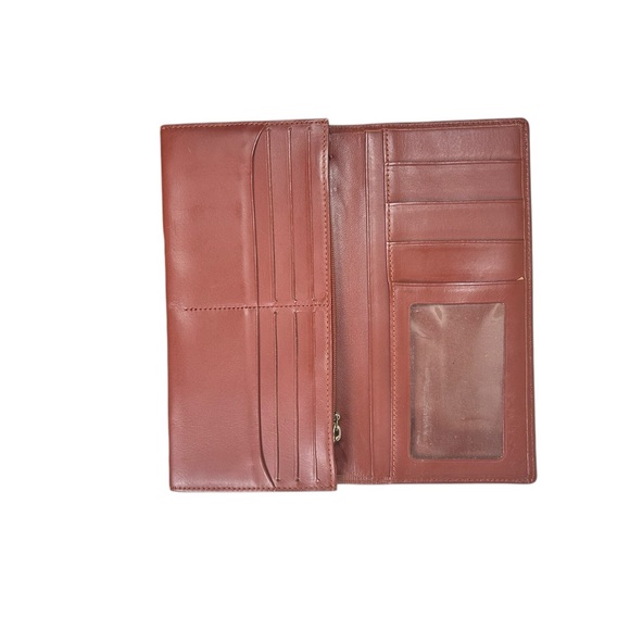 COACH Brown Smooth LEATHER WALLET WITH ID Pouch Coin Pouch. - Picture 3 of 10